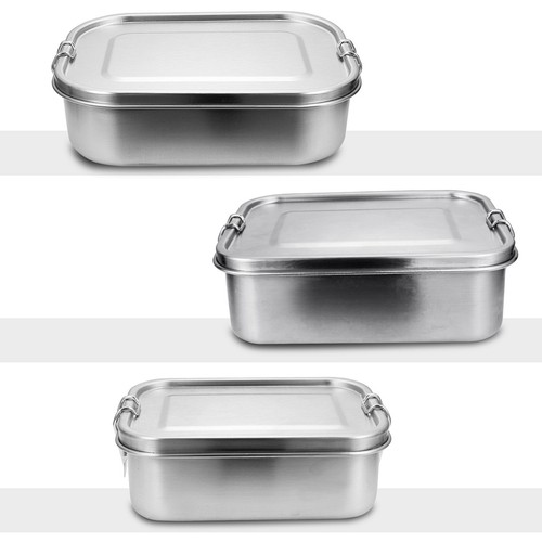 Edelstahl brotdose lunchbox - edelstahl,