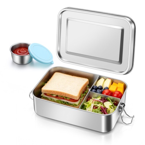 Edelstahl brotdose bento - bento, box