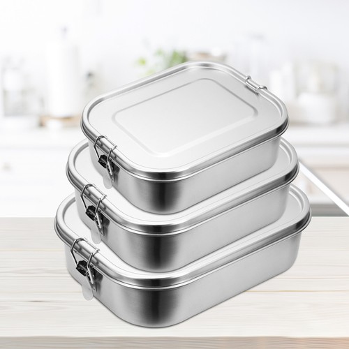 Edelstahl brotdose - edelstahl,