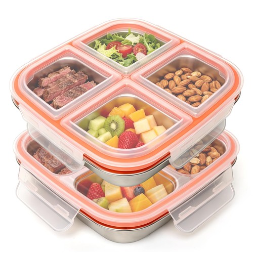 Edelstahl snackbox brotdose - snackbox,