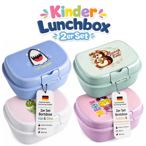 Kinder lunchbox 2er - kinder, set